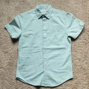 Sonoma Light Green Casual Button Down Shirt